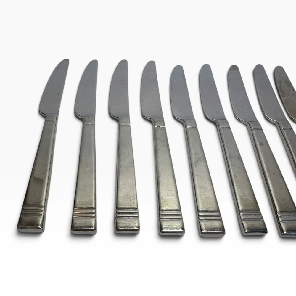 16pc Lenox Tin Can Alley Flatware 18/8 Stainless Steel Modern Pattern - Read